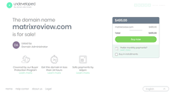 Desktop Screenshot of matrixreview.com